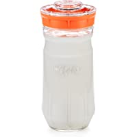 Los mejores  - Kefirko - El set ideal para hacer kéfir de leche o kéfir de agua en casa (1.4L) (Naranja)